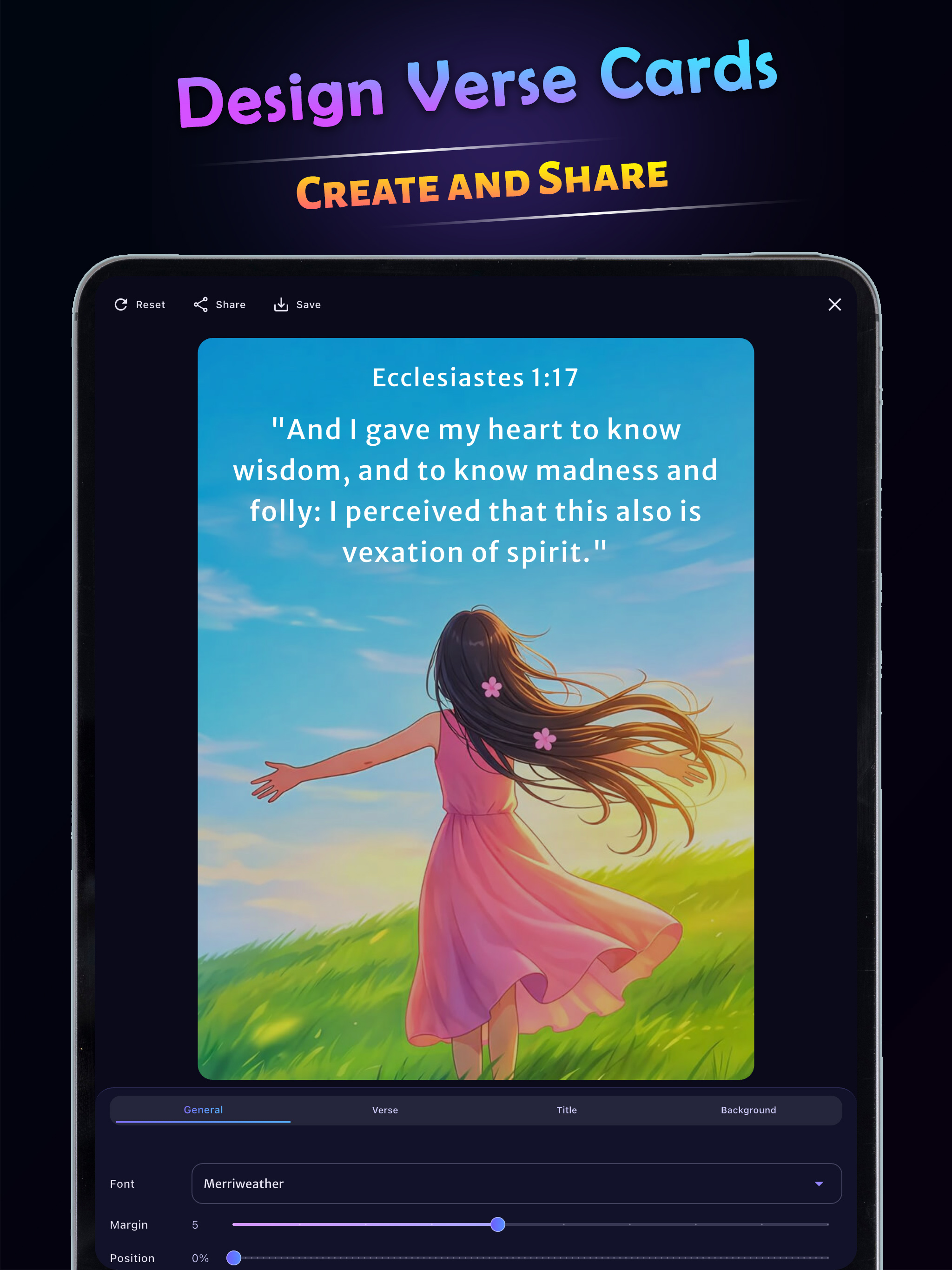 Ivine: Bible Verse & Hymns