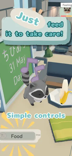Chibi Raccoon -Cute Pet Game- screenshot 2