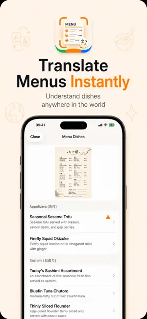 Translate Menu Pro screenshot 1