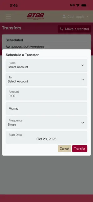 GTSB Mobile Banking screenshot 3