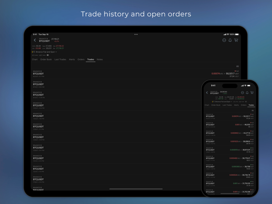 TabTrader - crypto terminal iPad app afbeelding 5