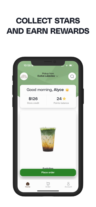 Evolve Coffee + Matcha Screenshot 1 of 8