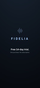 Fidelia — Hi-Res Music Player screenshot