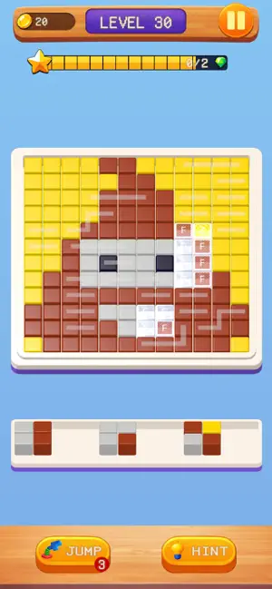 Pixel Block Jam Puzzle screenshot 2