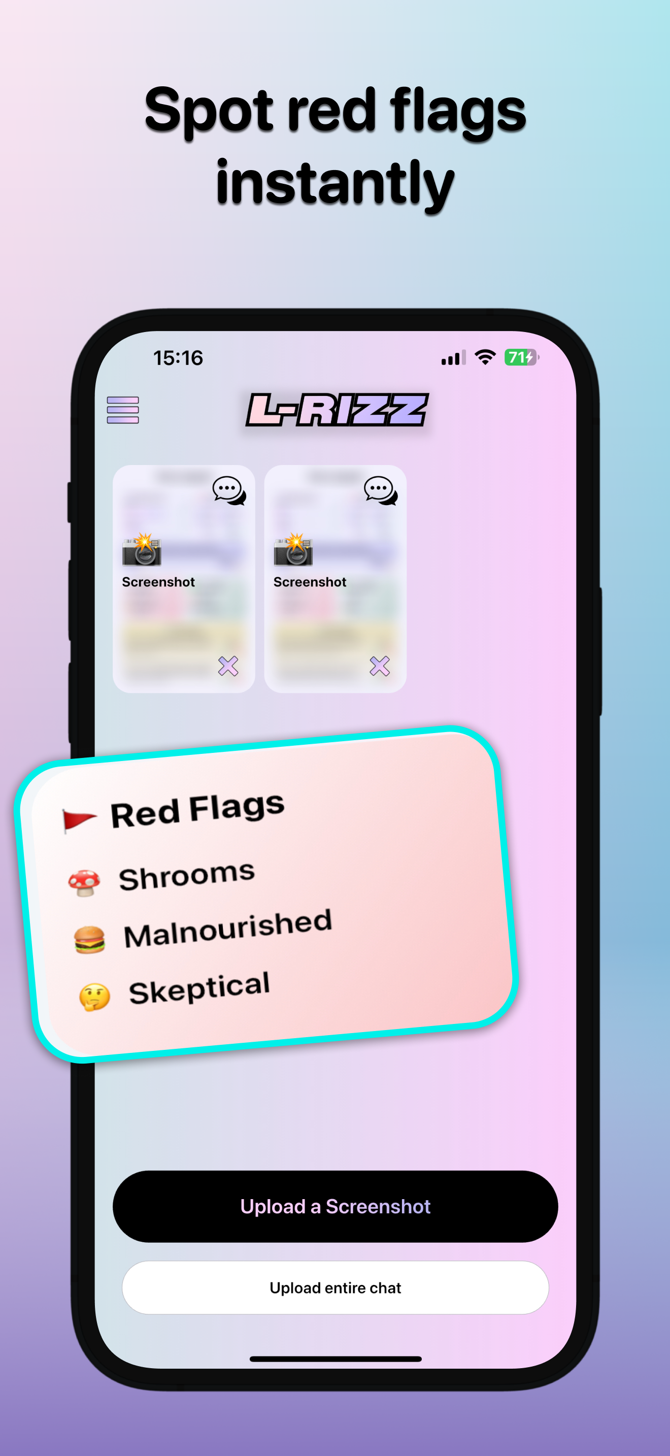 L-RIZZ : AI Flirt Detector App