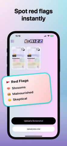 L-RIZZ : AI Flirt Detector App iPhone screenshot