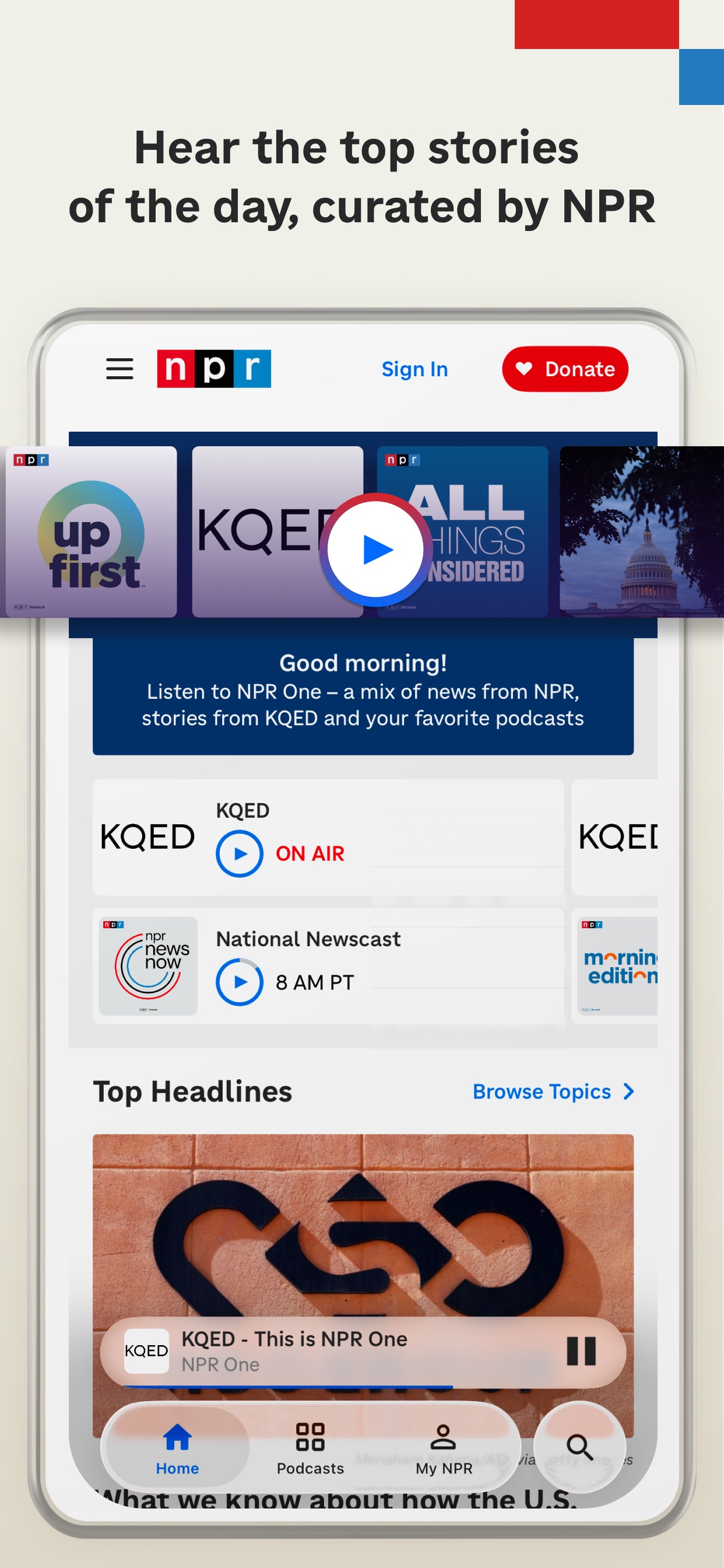 NPR: National & Local News screenshot 1