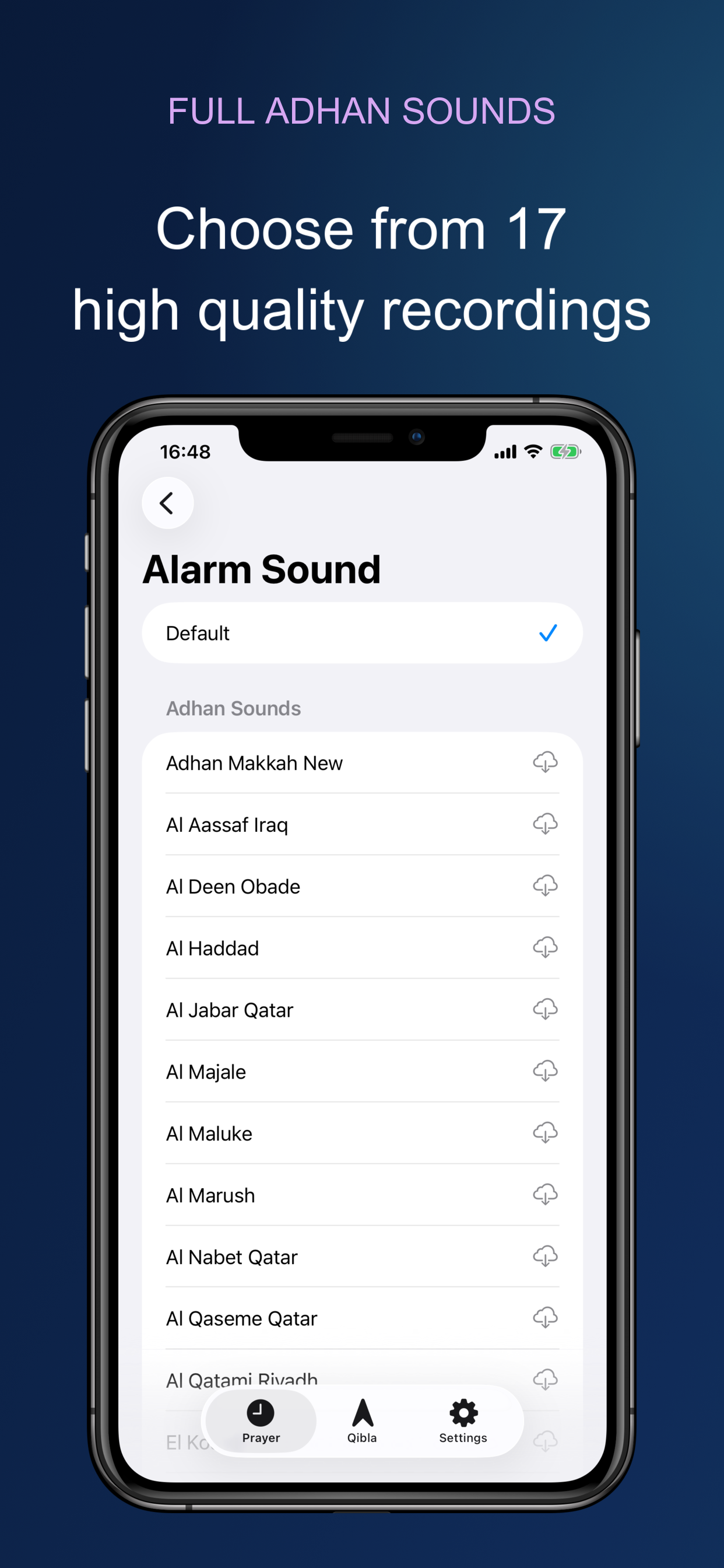 Adhan alarm app screenshot 3