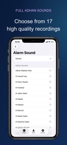 Adhan alarm app screenshot