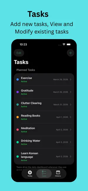Habits DataSheet screenshot 4