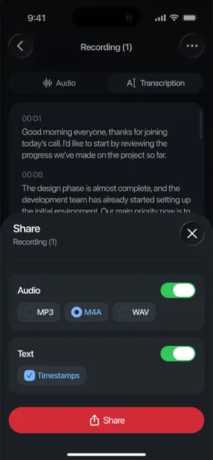 Voice Recorder+ Audio Memos screenshot 4