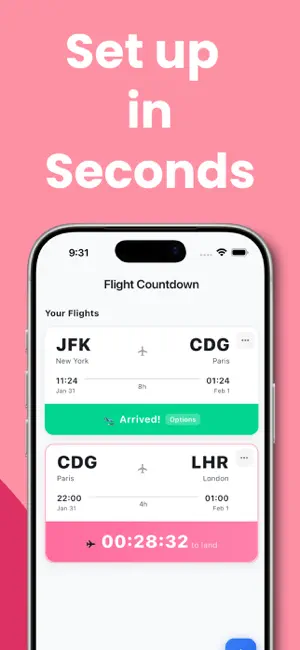 Flight Countdown -Trip Tracker screenshot 3