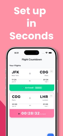 Flight Countdown -Trip Tracker Screenshot 3 of 5