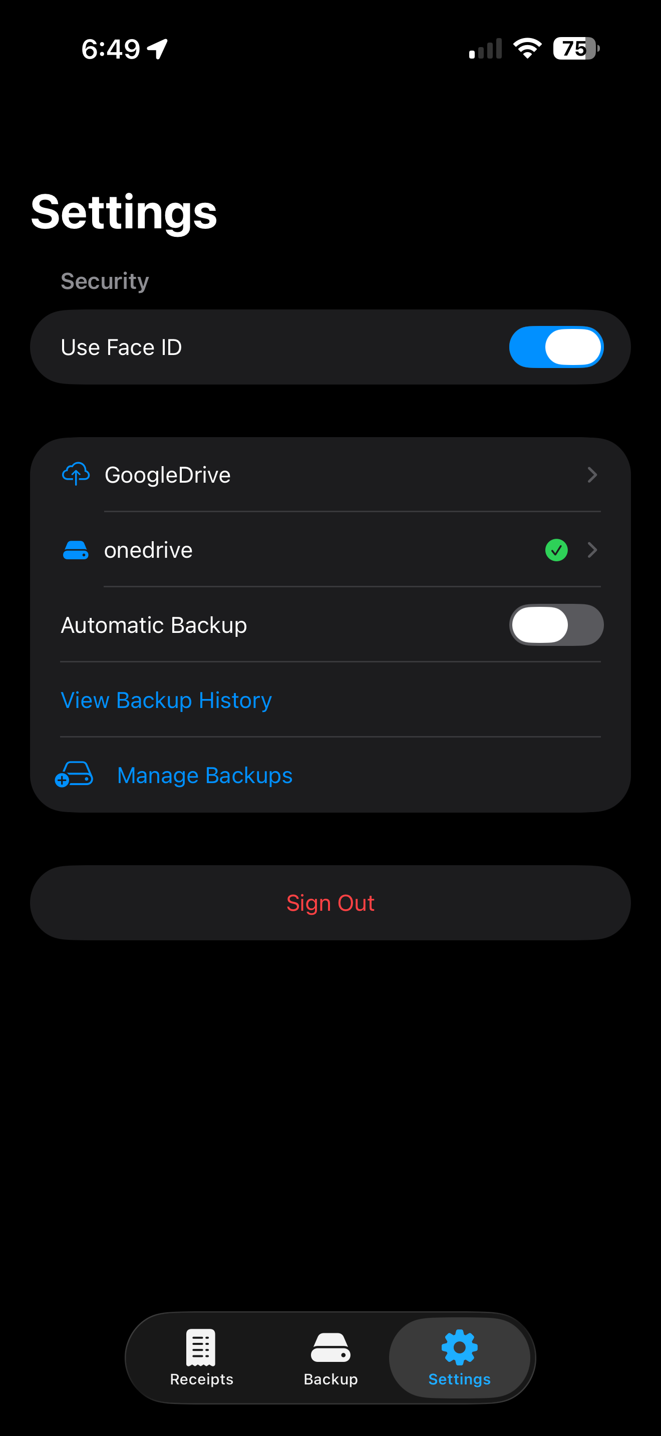 ReceiptStorage screenshot 5