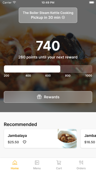 The Boiler SKC iPhone screenshot 1 - Food & Drink app