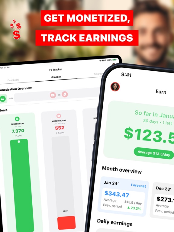Screenshot #5 pour YT Tracker: Count Subscribers