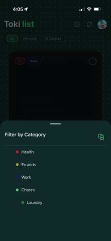 Tokilist screenshot