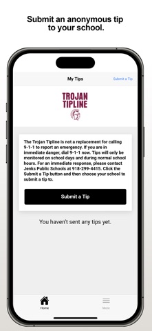 Trojan Tip Line app screenshot
