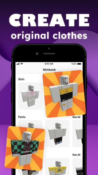 Skins & Avatars Clothes Maker iPhone screenshot 5 - Games app