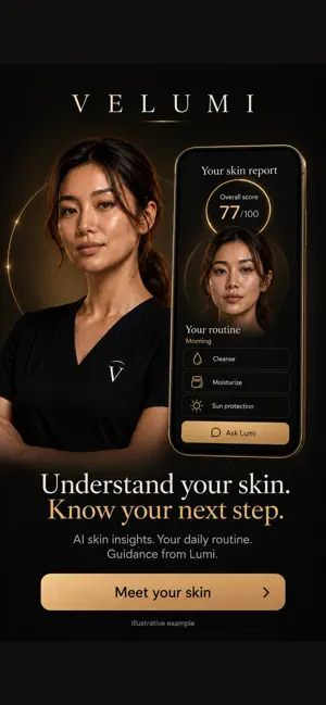 Velumi: AI Skin Analysis screenshot 1