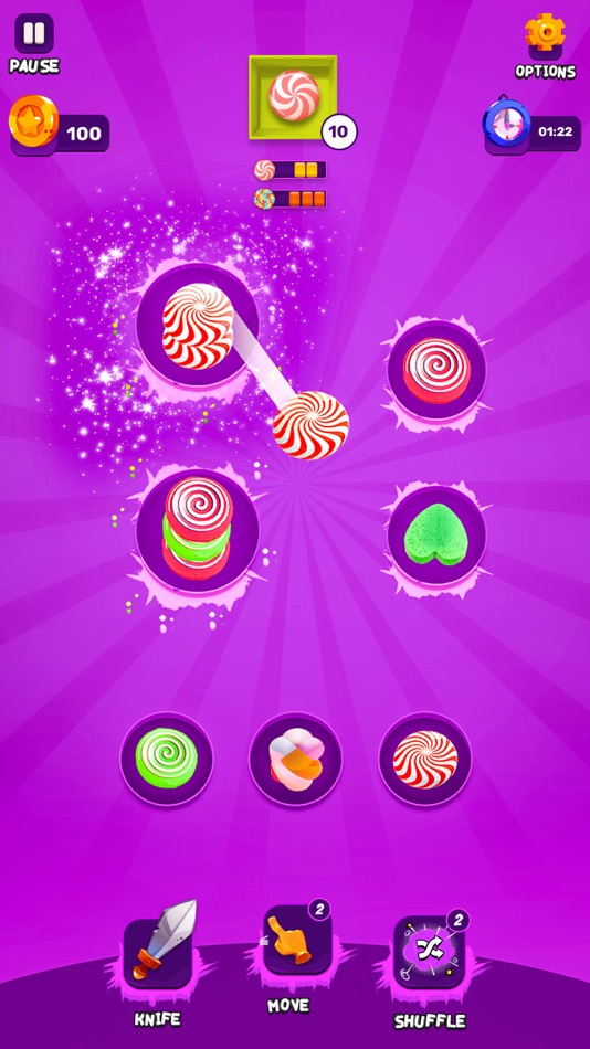 #2. Candy Color Sorting Game 3D (iOS) By: Francolins Studio (SMC-Private) Limited