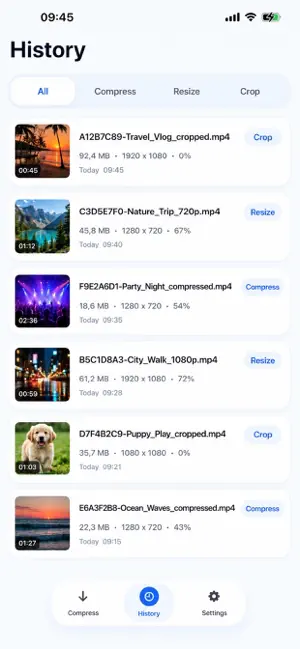 Video Compressor: Resize Crop screenshot 3