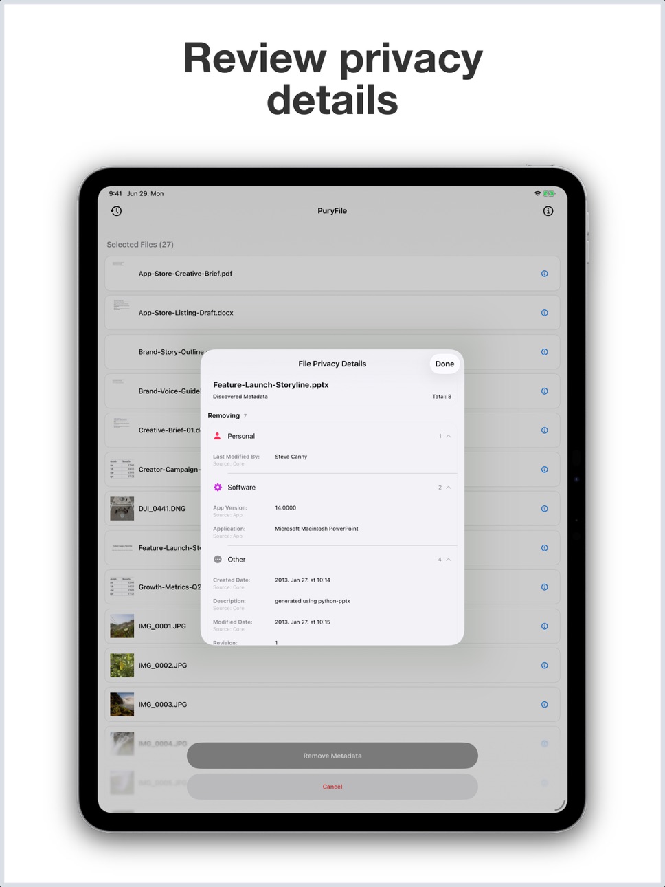iPad screenshot