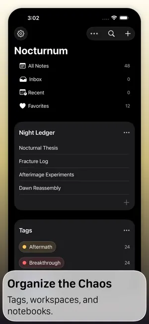 Nocturnum: Markdown Notes screenshot 3