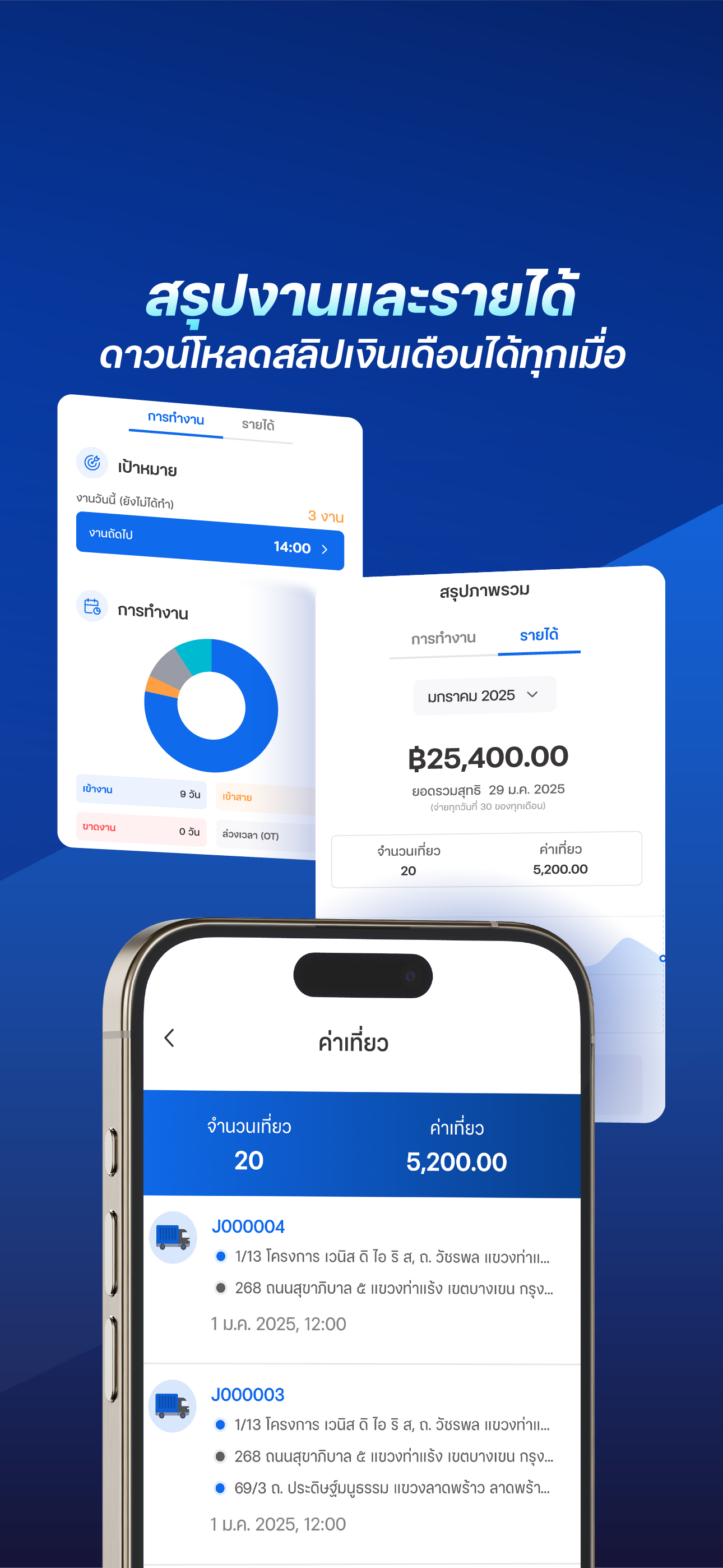 FleetFlow - สำหรับพนักงานขับรถ