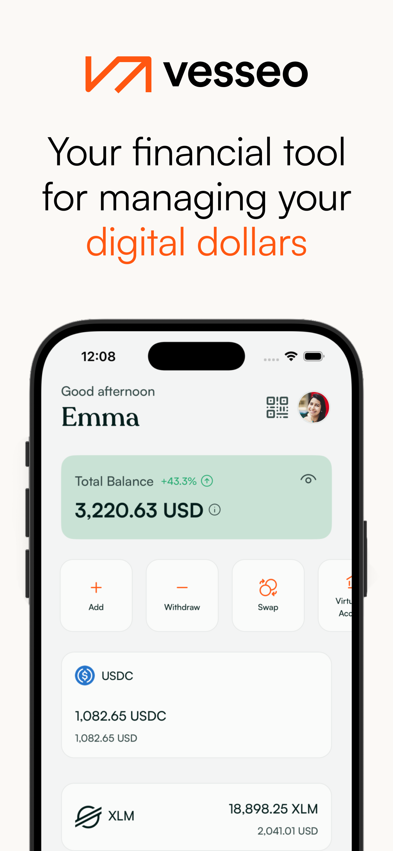 Vesseo: Your USDC Wallet