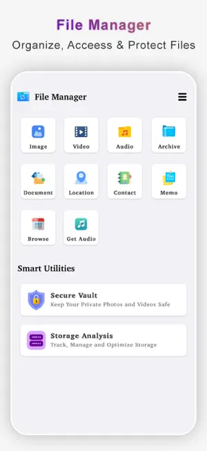 File Manager - Restore Tools screenshot 1