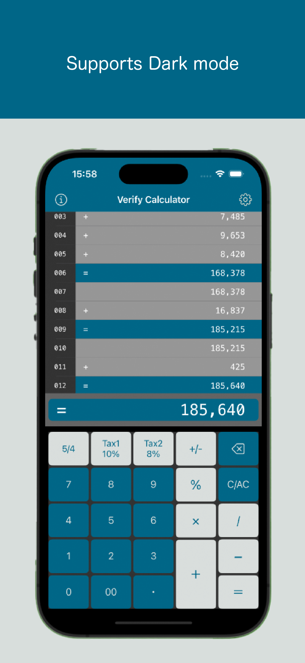 Verify Calculator