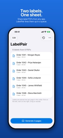 LabelPair screenshot