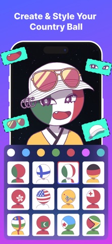 CountryBall Emoji Maker screenshot