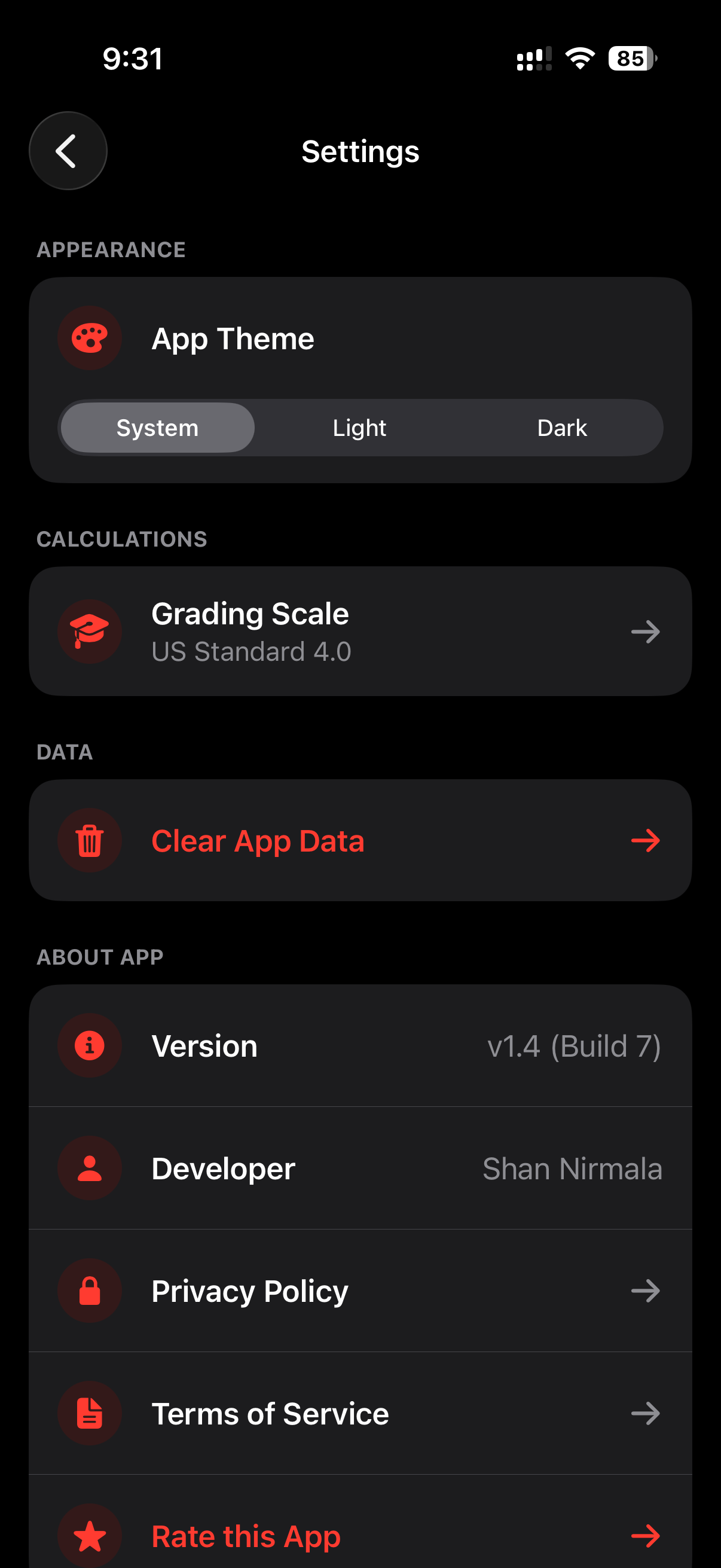 GPA Calculator - Track Grades
