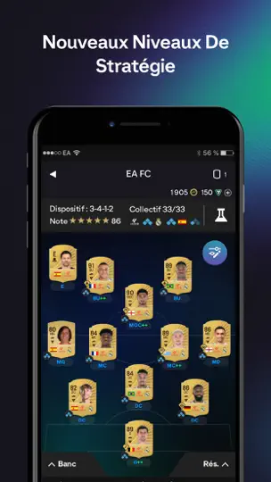 Capture d'écran de EA SPORTS FC™ 26 Companion sur iPhone 3