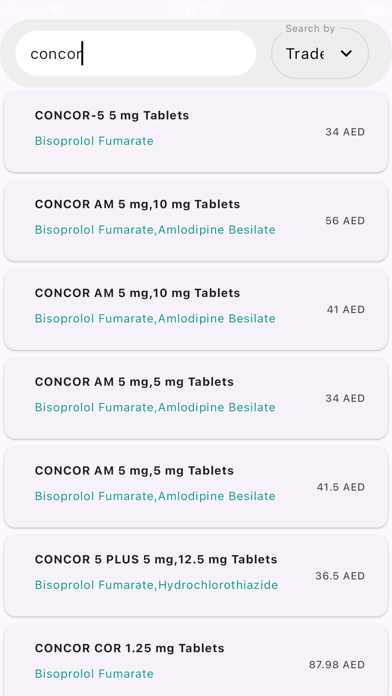 Emirates Rx Screenshot
