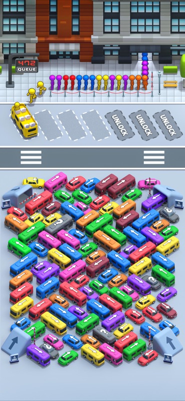 Car Jam: Bus Aparcar Coches 3D screenshot 5