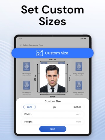 Visa & ID Photo Maker iPad screenshot