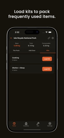 Packstack App screenshot