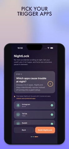 Screen Time Control: NightLock screenshot