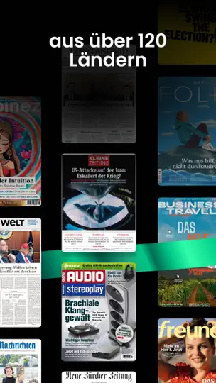 Screenshot von PressReader: News & Magazine auf dem iPhone 3