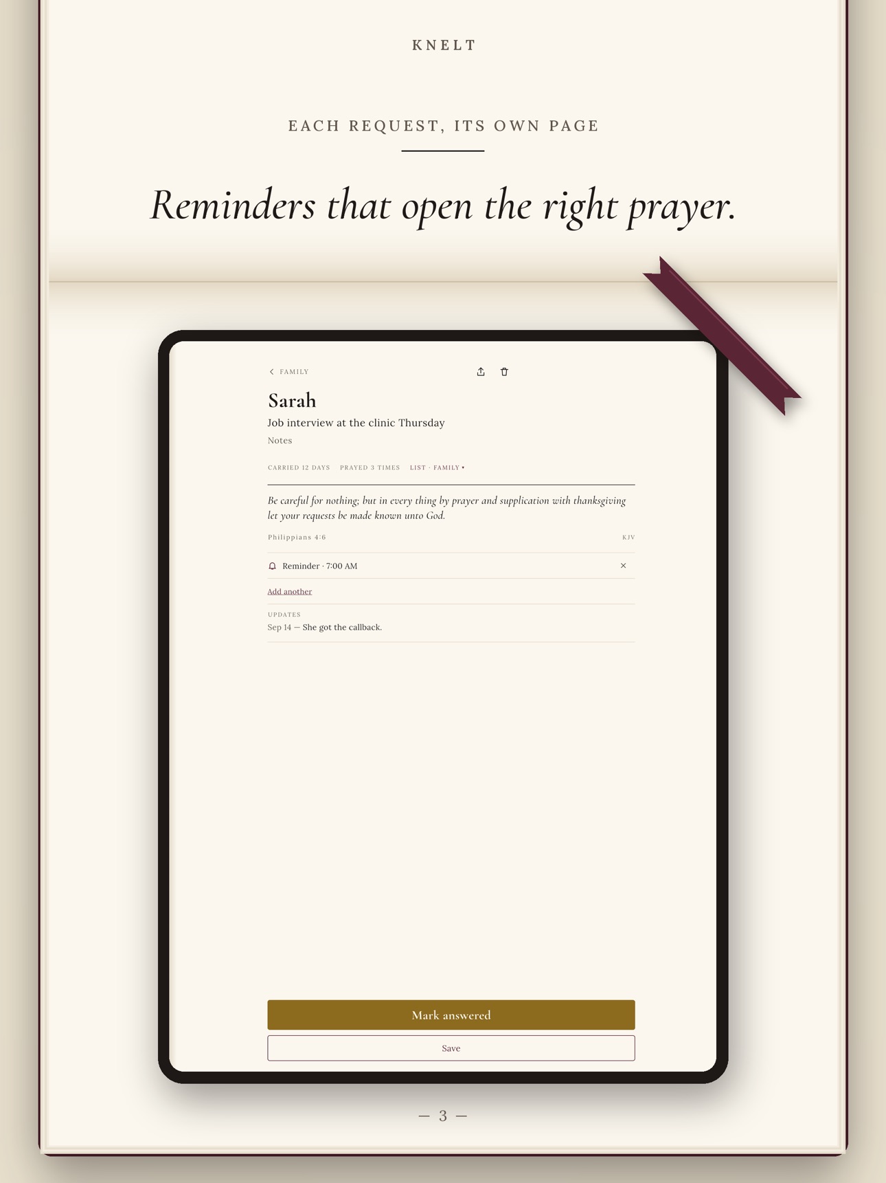 Screenshot 9 of Knelt: Prayer Journal & List