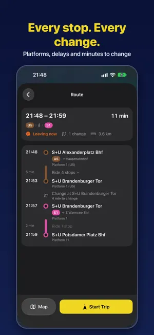 Berlin Transit Map: Live BVG screenshot 3