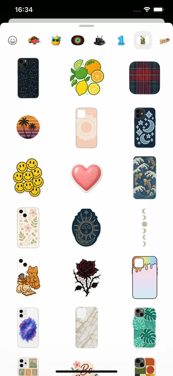 #3. Phone Case Stickers (iOS) By: bobo pei