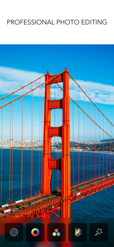 MOLDIV Photo Editor, Collage - Die App bietet präzise Bearbeitungswerkzeuge, die durch klar definierte Icons dargestellt werden, um jedem Bild professionelle Qualität zu verleihen und hochauflösende Ergebnisse zu sichern.