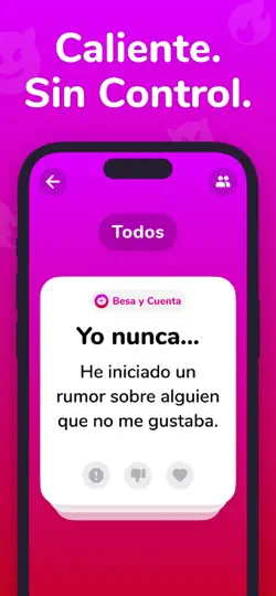 Captura de pantalla de Yo Nunca - Juego De Fiesta en iPhone 4
