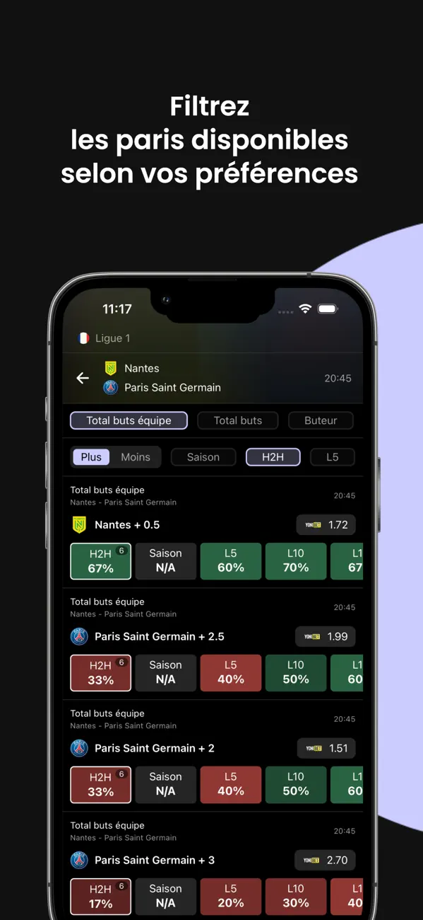 Screenshot #2 pour Sportero: L'outil des parieurs