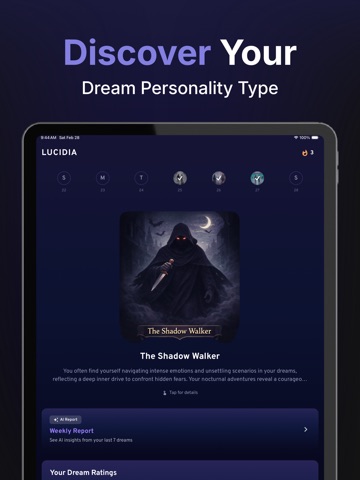 Lucidia - My Dream Journal iPad screenshot