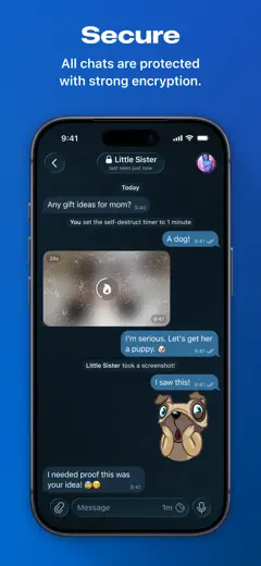 Telegram Messenger : capture d’écran 4 sur 7